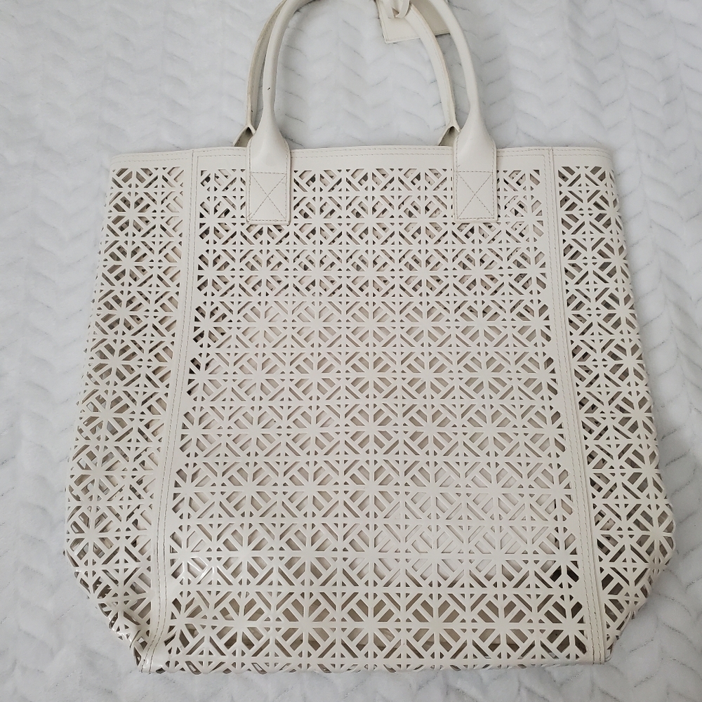 Tory Burch Lasercut PVC Tote